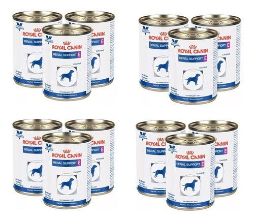 Royal Canin 12 Latas Renal Suport E 385 Gramos CLIKEA PETS