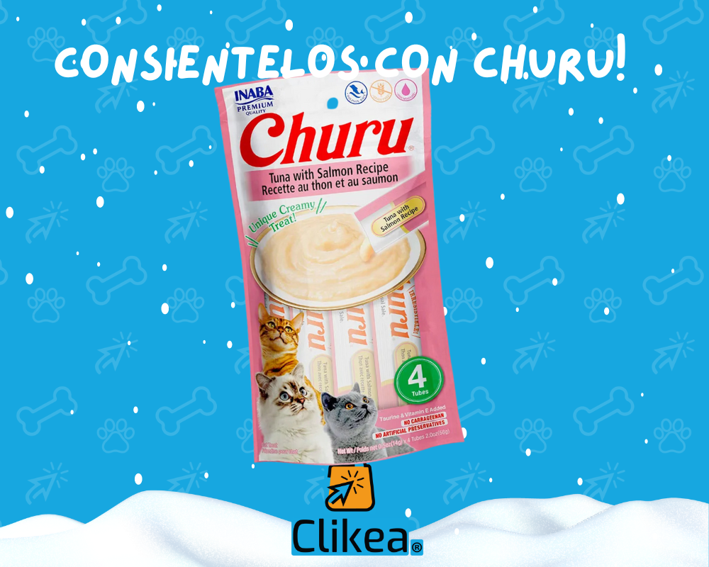 Churu: El Regalo Navideño Perfecto para Consentir a Tus Gatitos
