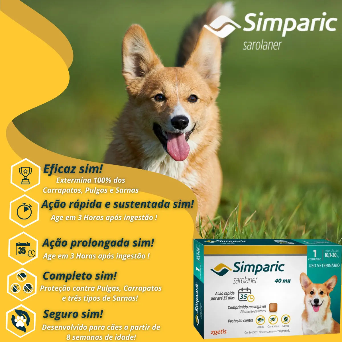 Simparica 1 tableta 10-20 kg