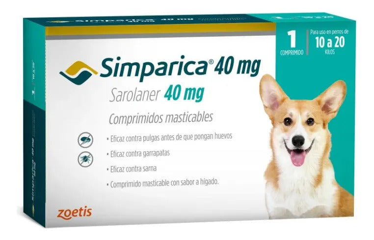 Simparica 1 tableta 10-20 kg