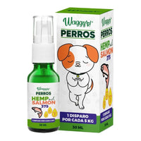Waggy’s Aceite CBD Para Mascotas Salmón 375mg Relajante