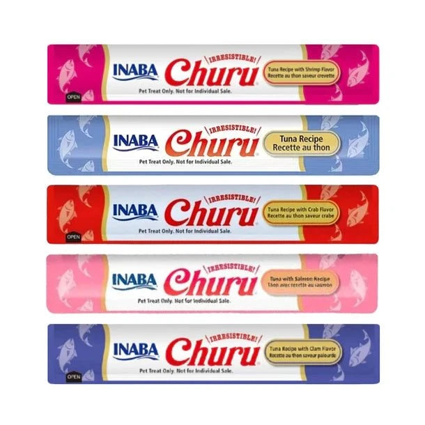 Premios Churu Snack Sabores Surtidos Caja Con 192 Pzas De 14g