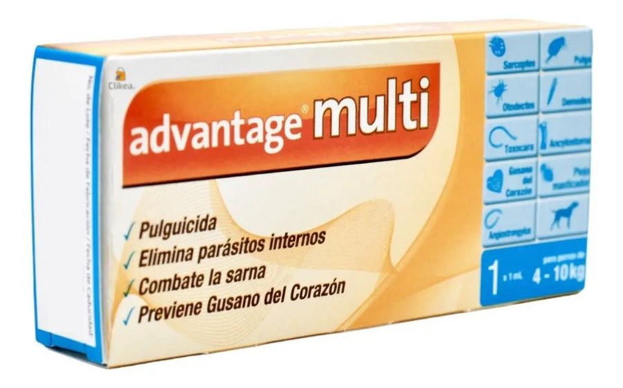 Advantage Multi Pipeta Perro 4 a 10 kg 1 ml