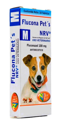 Flucona Pets NRV M Norvet Fluconazol 100 mg - 10 tabletas