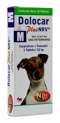 Dolocar Plus NRV M Norvet Carprofeno Tramadol Perro - 10 tabletas