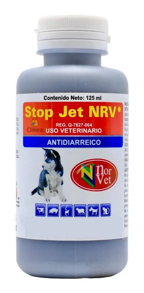 Stop Jet NRV Norvet Antidiarreico Oral 125 ml Perros y Grandes Especies
