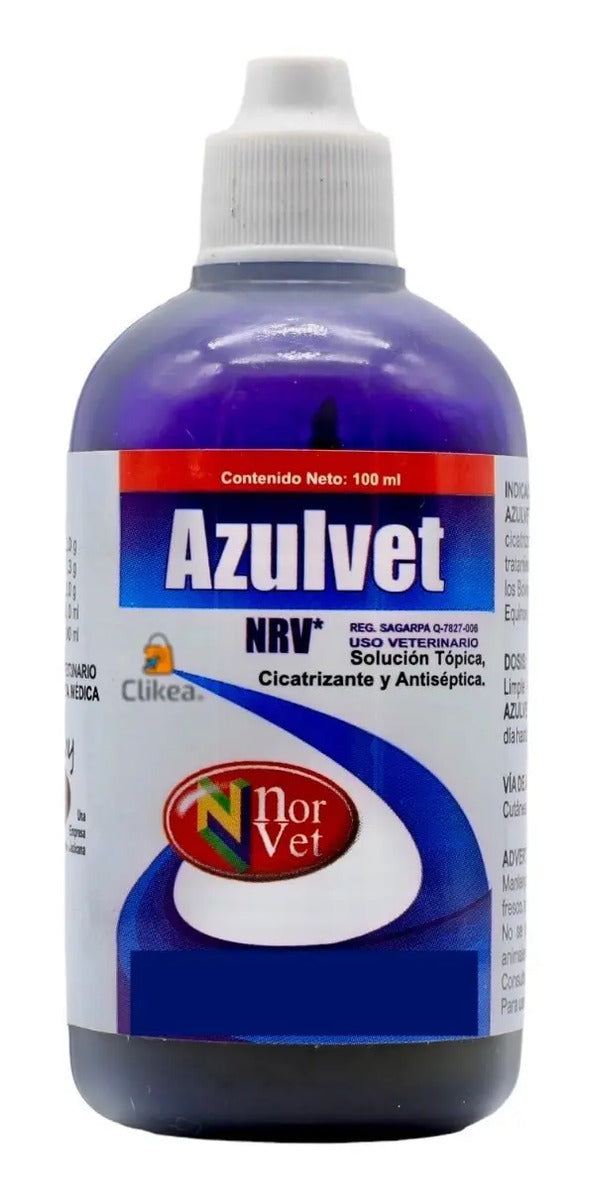 Azulvet NRV Norvet Solucion Topica Azul 100 ml Animales