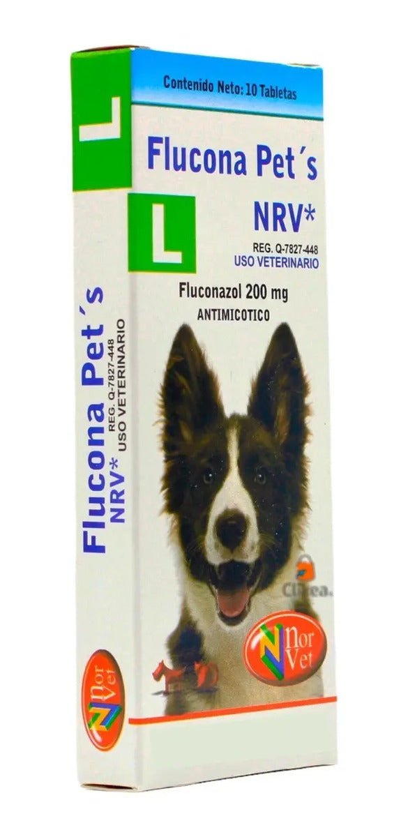 Flucona Pets NRV L Norvet Fluconazol 200 mg Perro - 10 tabletas