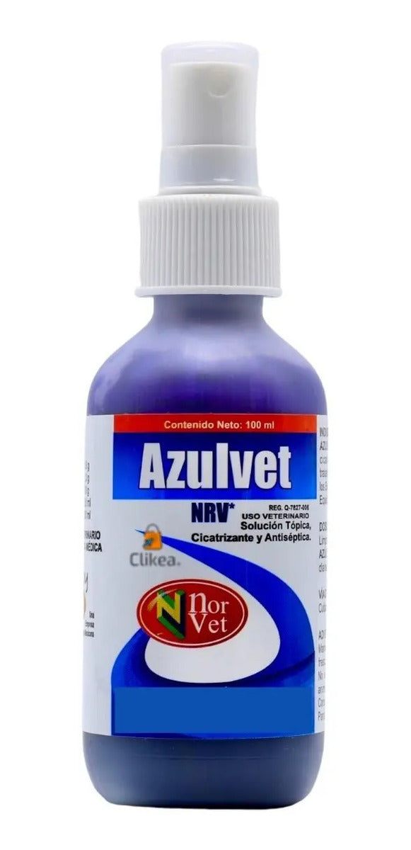 Azulvet NRV Norvet Solucion Topica Azul Spray 100 ml Animales