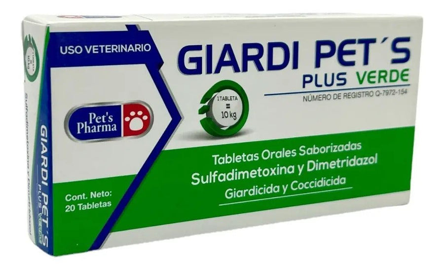 Giardi Pets Plus Verde Pets Pharma 20 tabletas