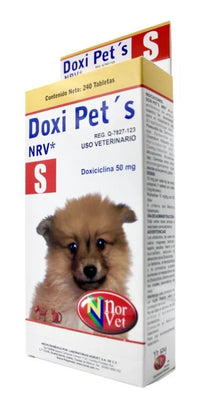 Doxi Pets S Norvet Doxiciclina 50 mg 240 tabletas