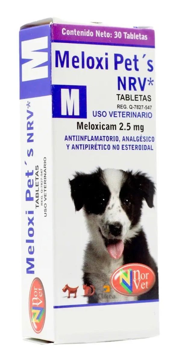 Meloxi Pets M Norvet Meloxicam 2.5 mg 30 tabletas