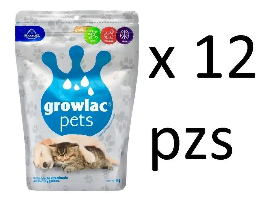 Growlac Pets Bio Zoo Sustituto de Leche 12 x 450 g