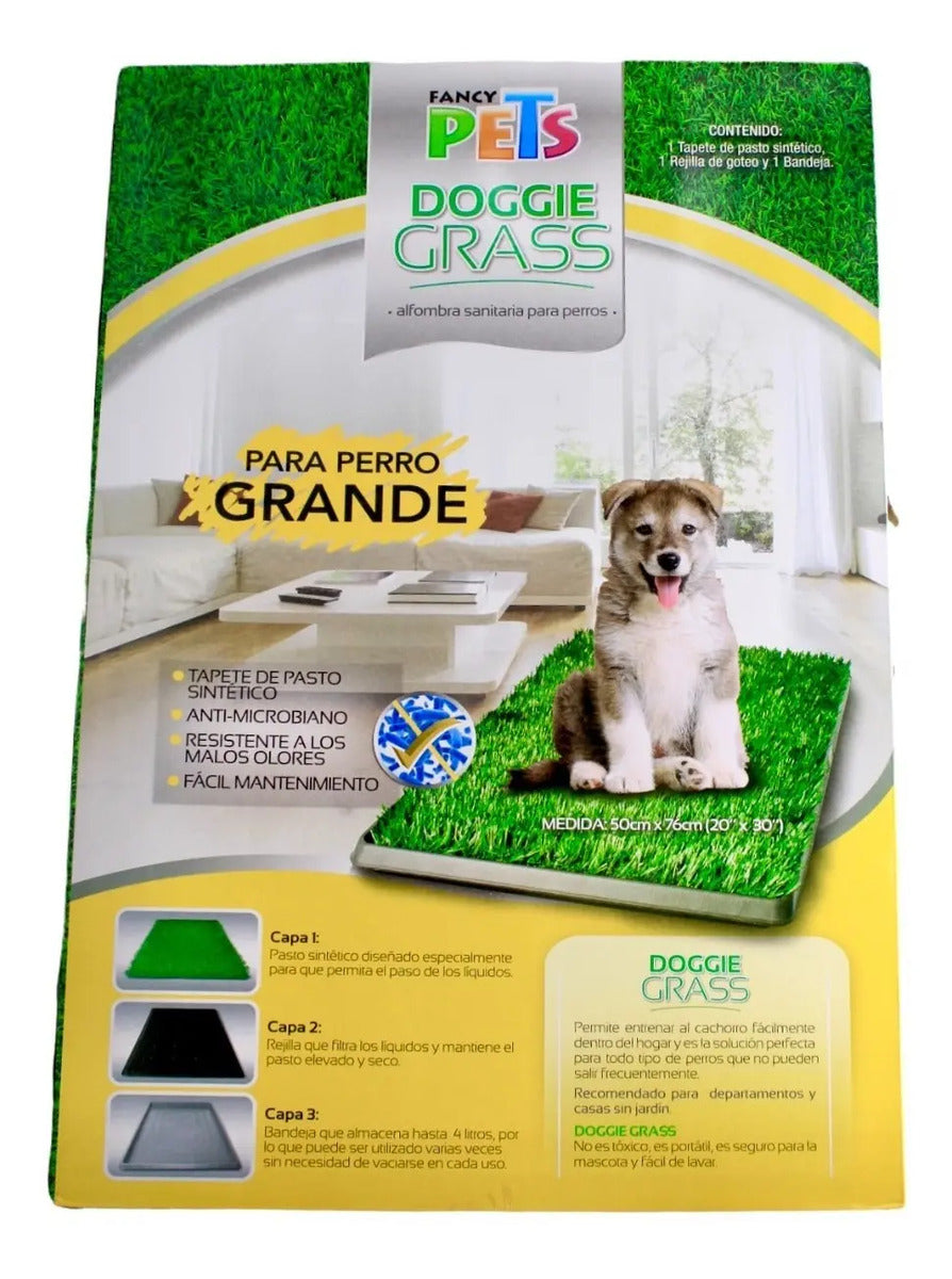 Doggie Grass Fancy Pets Tapete Entrenador Grande 50 x 76 cm