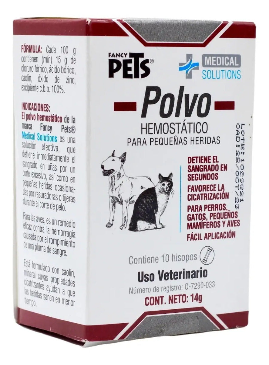 Fancy Pets Polvo Hemostatico 14 g Perros y Gatos