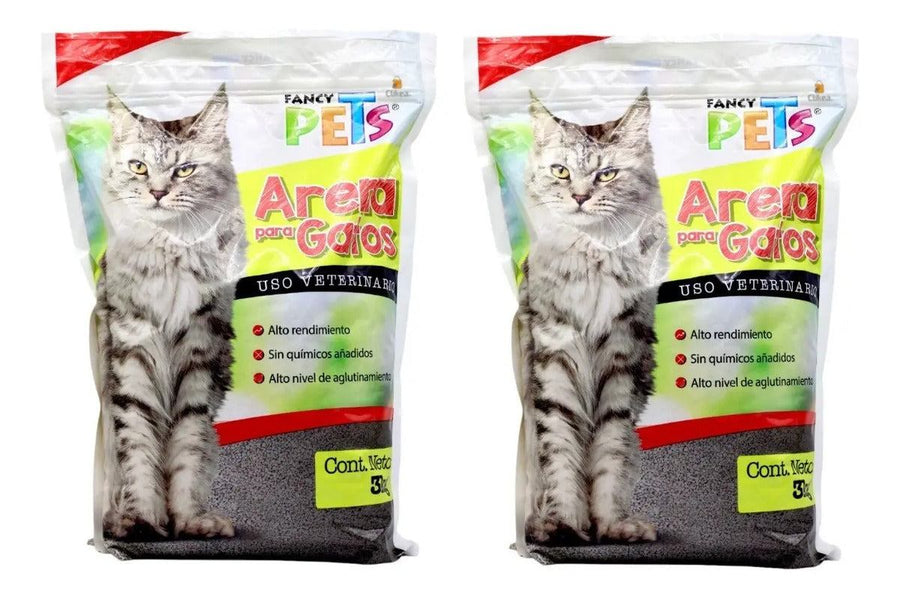Paquete Arena para Gato Fancy Pets 2 x 3 kg