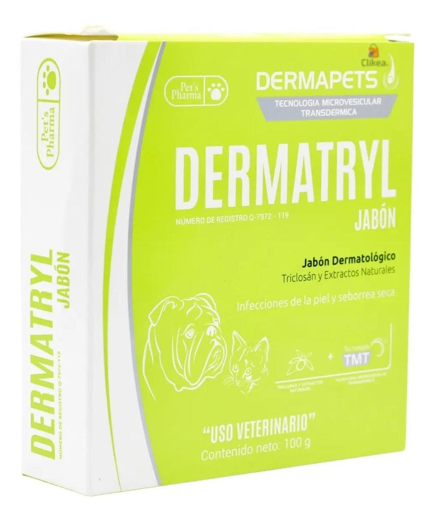 Dermatryl Dermapets Jabon Dermatologico 100 g