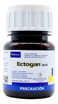 Virbac Ectogan Insecticida Acaricida 100 ml