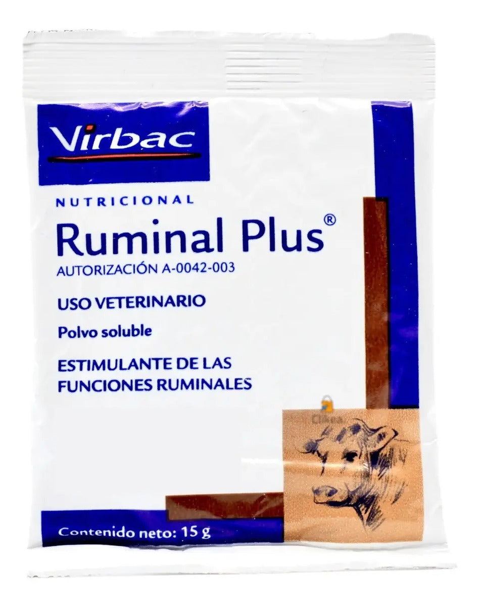 Virbac Ruminal Plus Bovinos y Ovinos 15 g