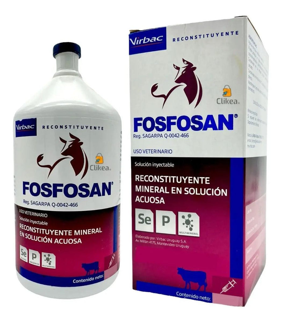 Virbac Fosfosan Reconstituyente Mineral 500 ml