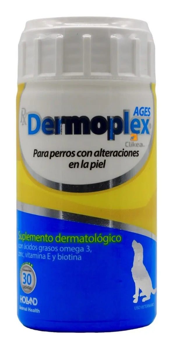 Holland Dermoplex AGES 30 Tabletas Suplemento Piel y Pelo