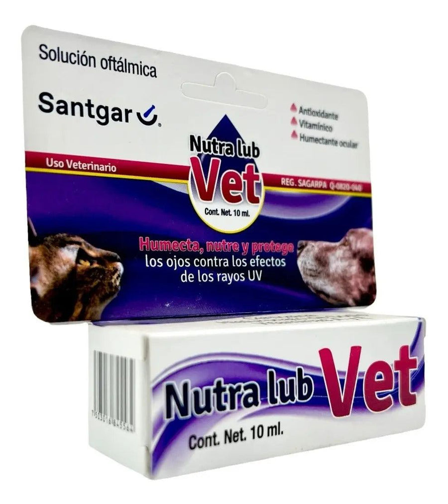 Santgar Nutra Lub Vet Solucion Ocular 10 ml Perro y Gato