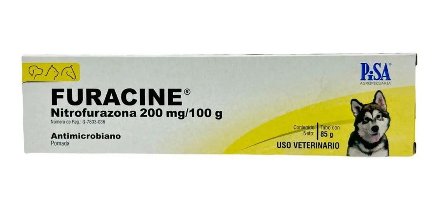PiSA Furacine Pomada Antimicrobiana Uso Veterinario 85 g