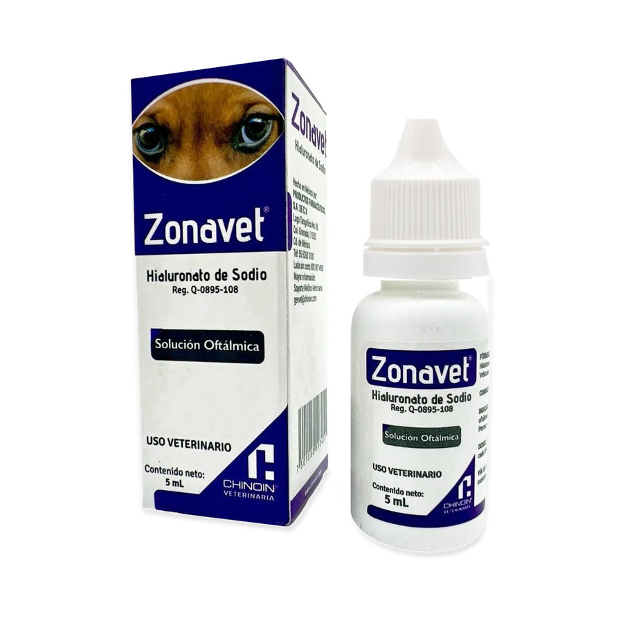 Chinoin Zonavet Hialuronato de Sodio Oftalmico 5 ml