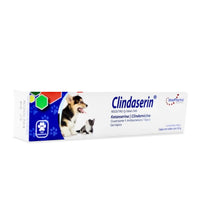 Inno Pharma Clindaserin Pomada Veterinaria 30 g — presentación completa sobre fondo blanco