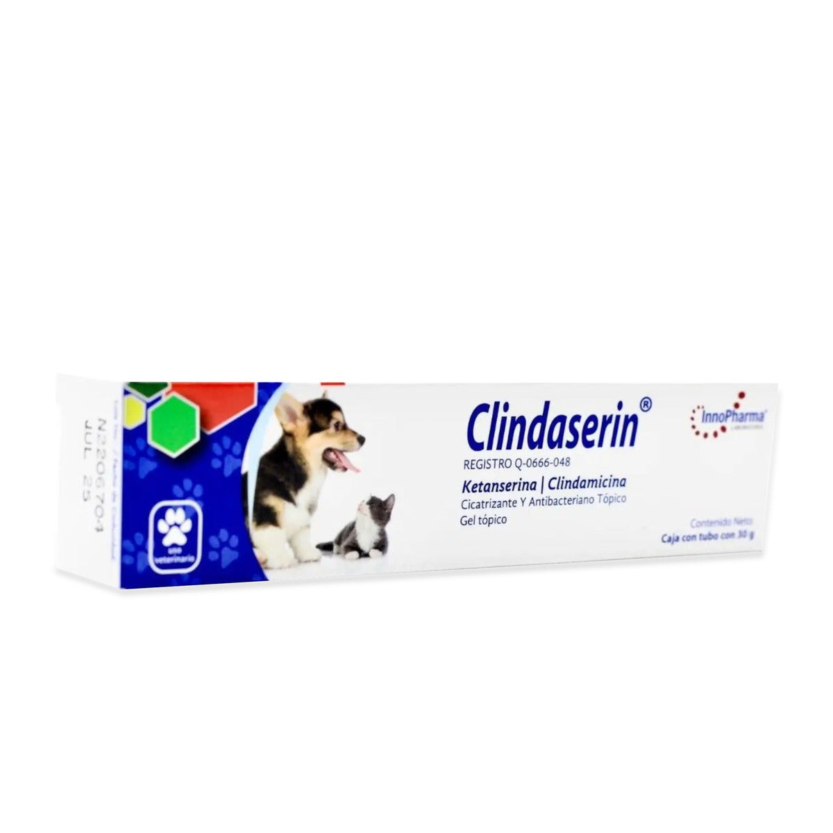 Inno Pharma Clindaserin Pomada Veterinaria 30 g — presentación completa sobre fondo blanco