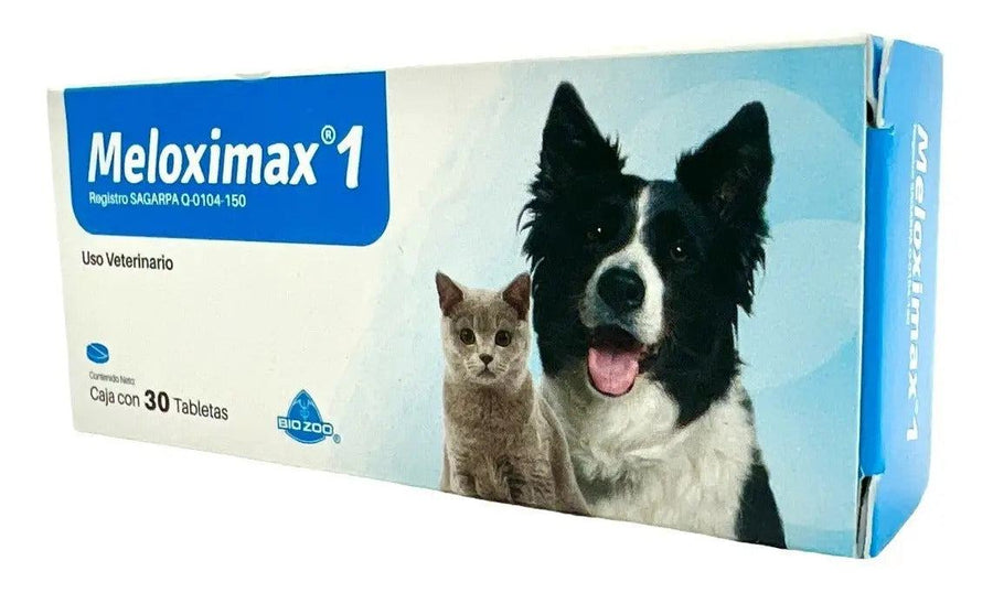 Bio Zoo Meloximax 1 Meloxicam 30 Tabletas Perro y Gato