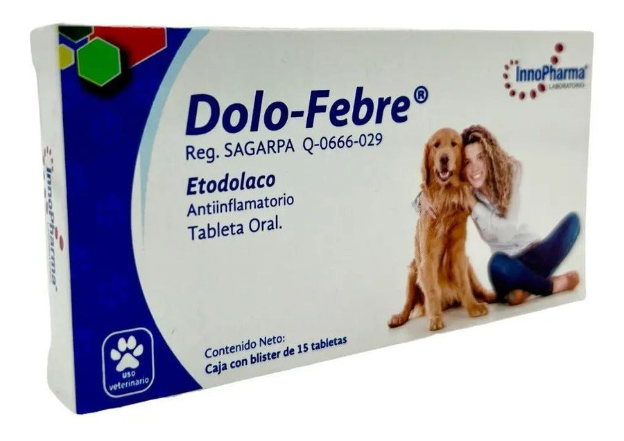 Inno Pharma Dolo-Febre Etodolaco 15 Tabletas Perro