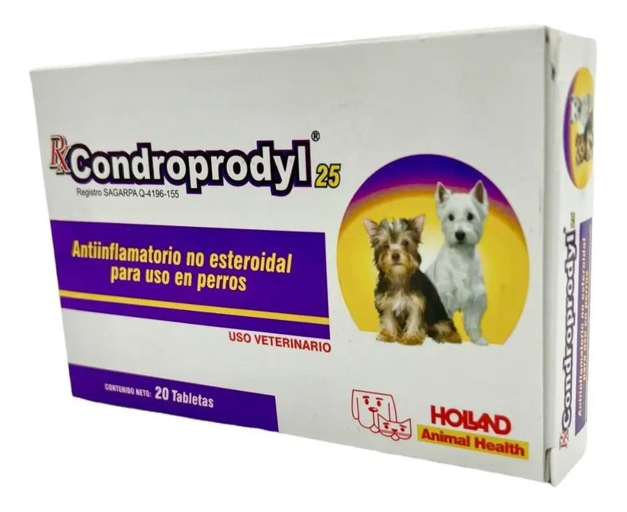 Condroprodyl Carprofen 25 mg Antiinflamatorio para Perros