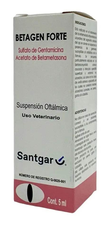 Betagen Forte Santgar Solucion Oftalmica Veterinaria 5 ml