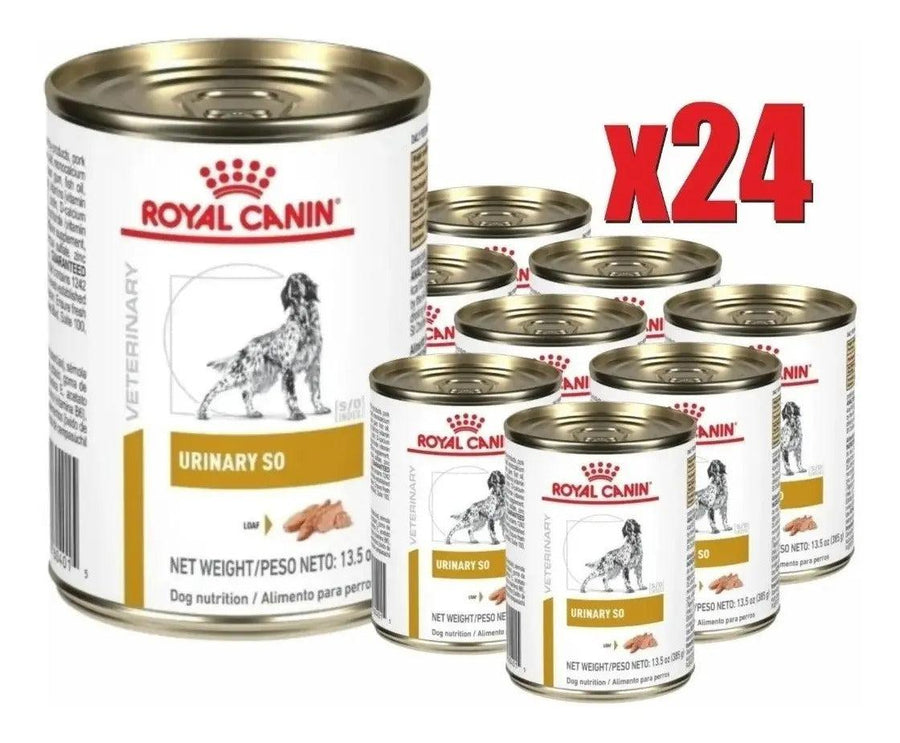 Royal Canin Urinary SO Lata 385 g para Perro - 24 Piezas