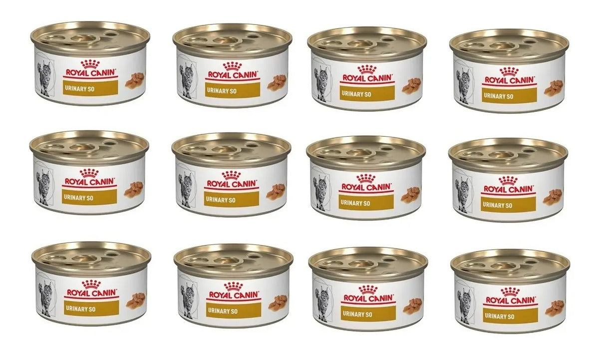 Royal Canin Urinary SO Lata para Gato - 12 Piezas