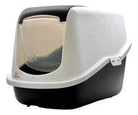 Savic Nestor Arenero Cubierto para Gato Negro 56 x 39 x 38.5 cm