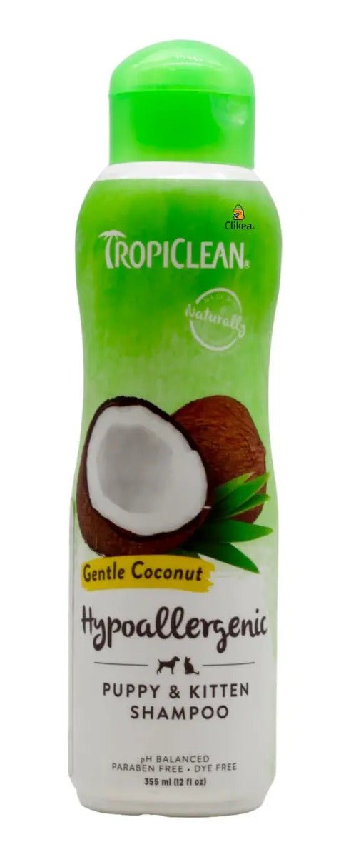 TropiClean Shampoo Hipoalergénico Coco 355 ml