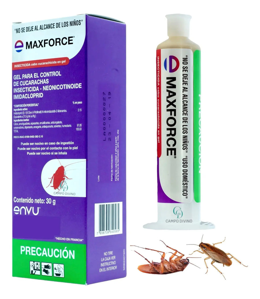 Maxforce Gel Jeringa 30 g para Cucarachas