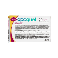 Foto de referencia: Zoetis Apoquel Masticable 16 mg Caja con 20 Tabletas