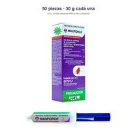 Maxforce Gel Envu 30 g — contenido de 50 piezas, unidad representativa sobre fondo blanco
