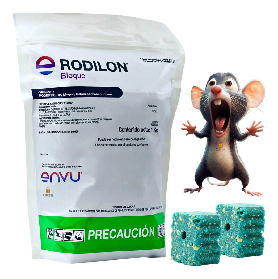 Rodilon Bloque Envu 1 kg Rodenticida
