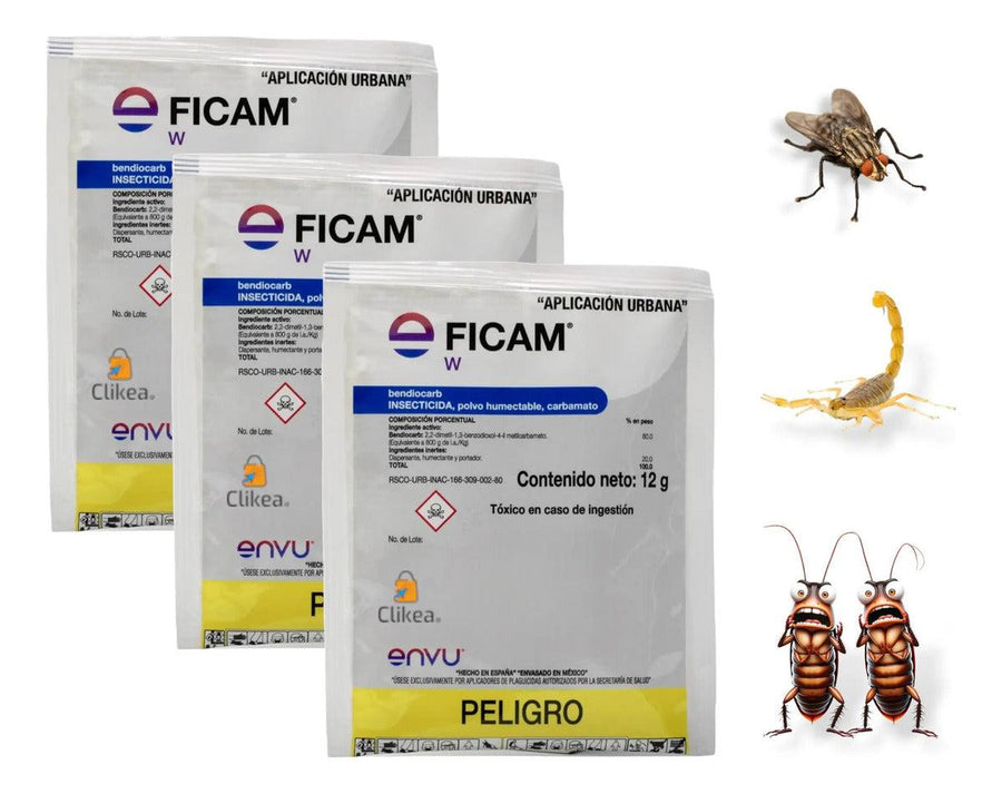Ficam W Envu Polvo 12 g - 3 Sobres