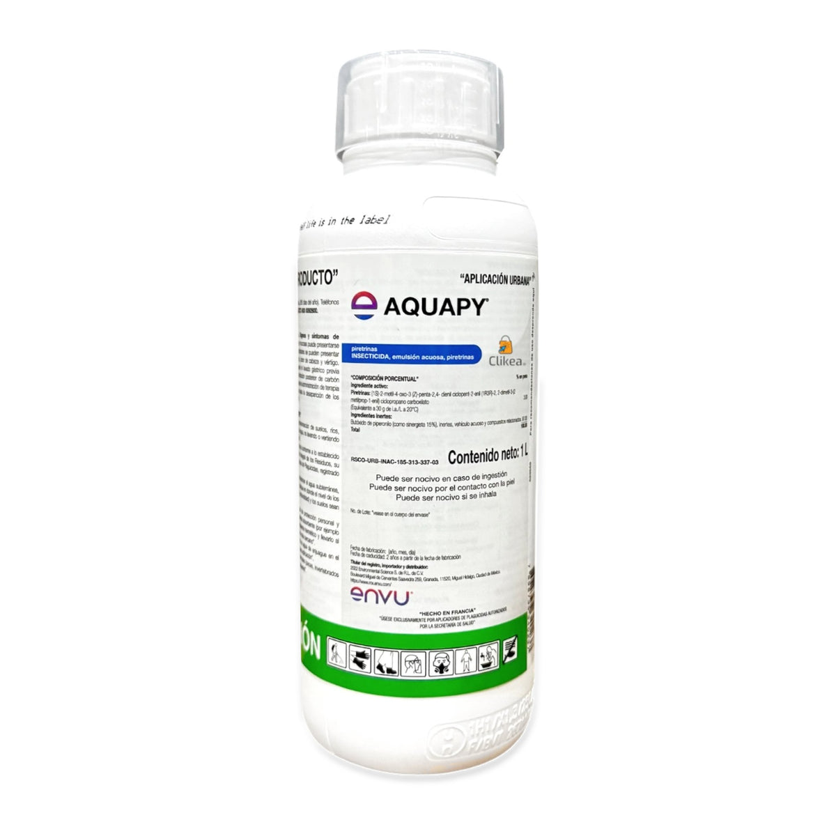 Aquapy Envu 1 L — botella completa sobre fondo blanco