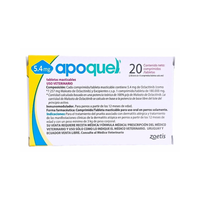 Foto de referencia: Zoetis Apoquel Masticable 5.4 mg Caja con 20 Tabletas