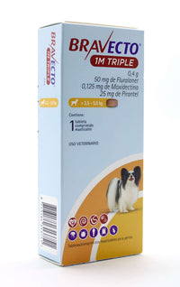 Bravecto 1 M Triple 1 Tableta 2.5-5 Kg