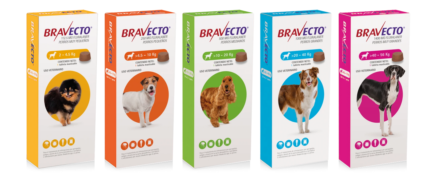 Bravecto Masticable Perro y Gato - talla a elegir