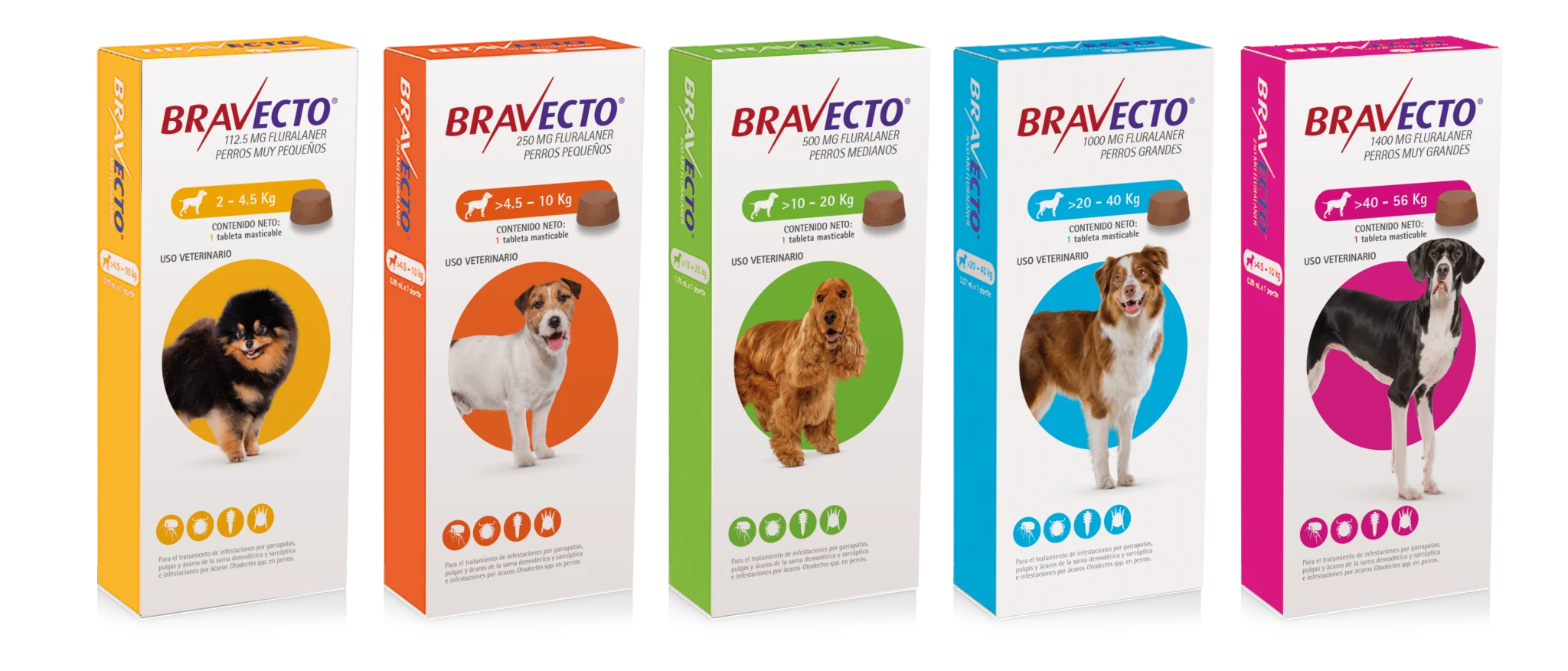 Bravecto Masticable Perro y Gato - talla a elegir