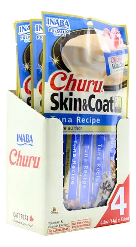 Churu Skin And Coat Piel Y Pelaje 24 Tubos 14 G C/u