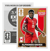 Extra Stickers Originales Panini Mundial 2026 A Elegir Alphonso Davies Bronce 2026